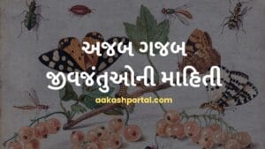 અજબ ગજબ જીવજંતુઓની માહિતી